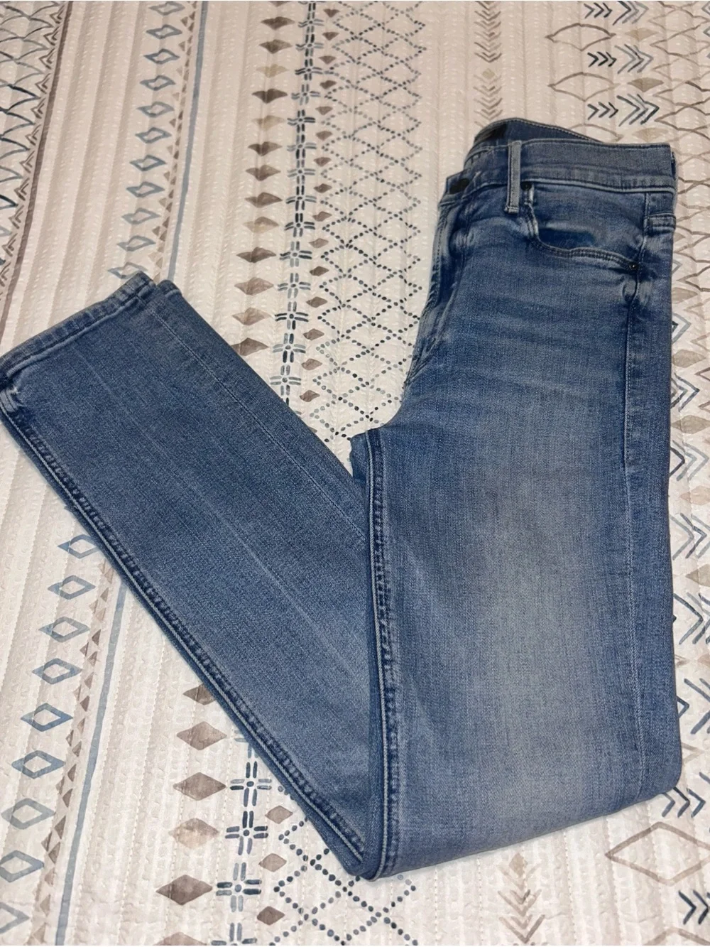 MOTHER The Mid Rise Dazzler Ankle Jeans - Blue size 25